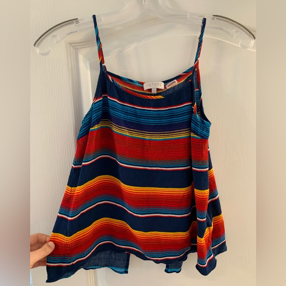 Colourful Spaghetti strap top
